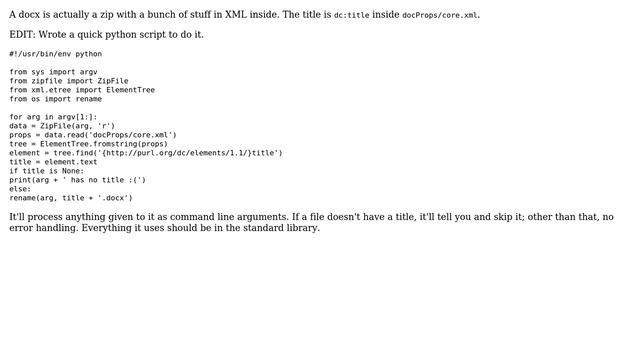 Batch DOCX Renamer (2 Solutions!!) смотреть онлайн