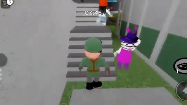 ТРОЛЛИНГ ИГРОКОВ! ПРИТВОРИЛСЯ БОТОМ ВОЕННЫМ | Roblox Piggy Troll смотреть онлайн