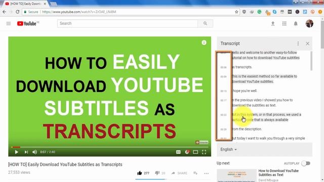 [UPDATE] Easily Download YouTube Subtitles as Transcripts смотреть онлайн
