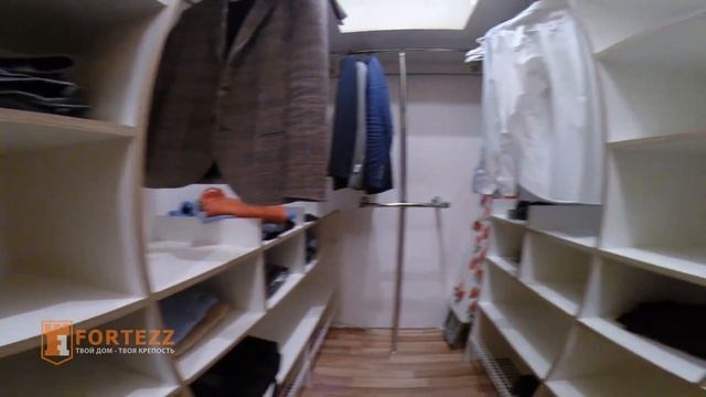 Встроенная гардеробная по своим эскизам (0616) смотреть онлайн