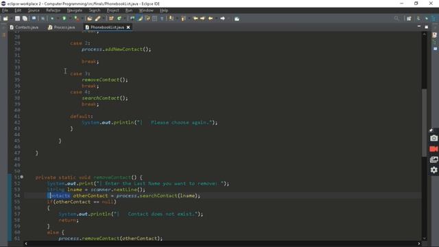 SIMPLE PHONEBOOK USING JAVA смотреть онлайн
