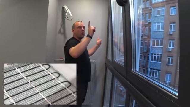 Батарея на лоджии. Ремонт квартиры. смотреть онлайн