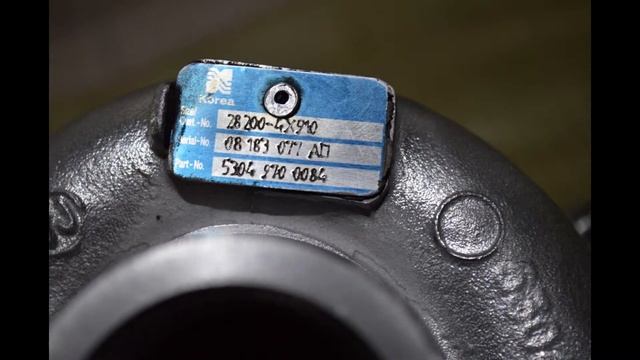 турбина  BorgWarner KKK Kia Carnival 2.9 CRDi