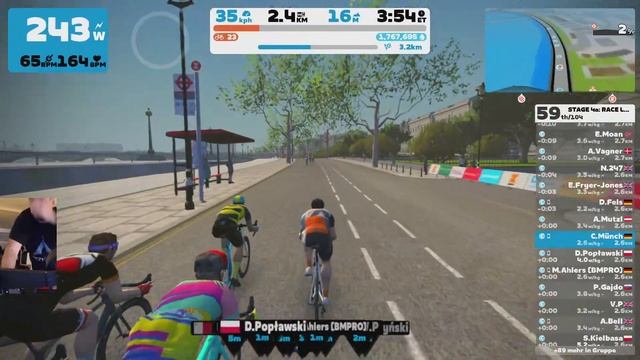 Zwift STAGE 4a: RACE LONDON — London Lead In - Cat C смотреть онлайн