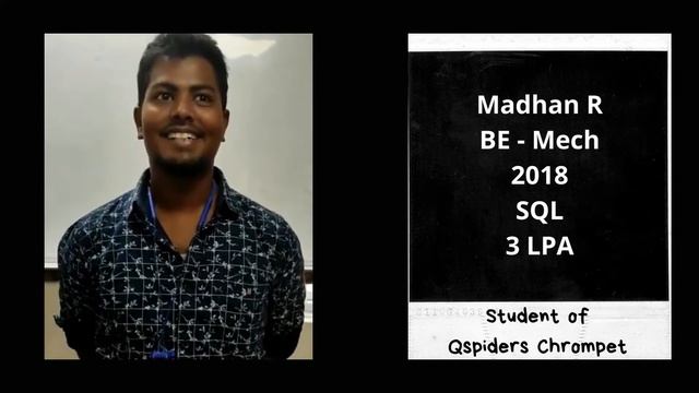 Successfully placed as a Oracle Developer | Student Review & Experience at QSpiders Chrompet смотреть онлайн