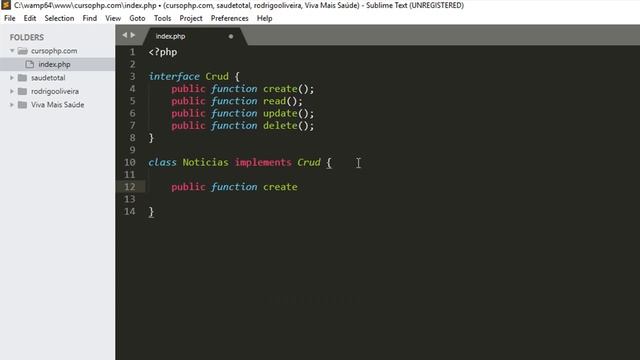 PHP Orientado a Objetos - #12 Interfaces смотреть онлайн