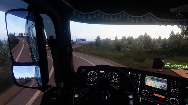 ETS 2 1.45 [ LIVE 2K 60 FPS ] - MERCEDES ACTROS MP4 TOP - PROMODS смотреть онлайн