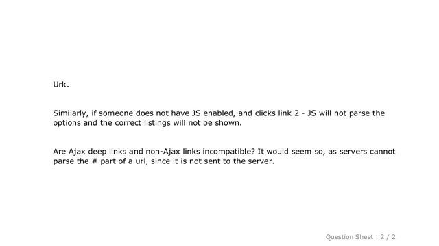 HTML : REST/Ajax deep linking compatibility - Anchor tags vs query string смотреть онлайн