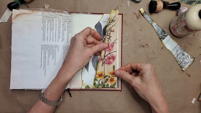 Junk Journal Page Layout Ideas Ep4 Three Torn Tucks! Easy Journal Page Tutorial! The Paper Outpost