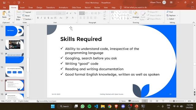 Getting Started With Open Source | Vihaan Thora | GSoC'22 @Jenkins, The Programming Club, IIT Indor смотреть онлайн