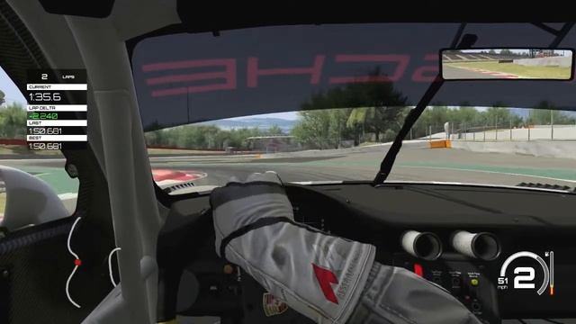 Assetto Corsa: Race Setup (Porsche 911 GT3 R @ Barcelona GP) + Base Setup смотреть онлайн