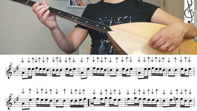 BAĞLAMA ÖĞRETİMİ 10 KARAMAN TARTIMI VE FELEK ÇAKMAĞINI ADLI TÜRKÜNÜN SOLFEJ VE ÇALINIMI смотреть онлайн