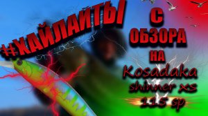 Лучший воблер Косадака на щуку ❗ Ловля на спиннинг с берега ❗Ловля щуки в октябре ❗