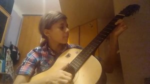 Как играть "конь" на гитаре одной струной