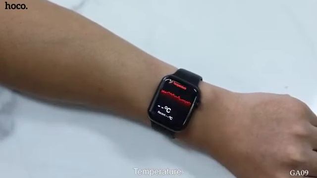 Đồng hồ thông minh Smartwatch Hoco GA09 Plus chống nước IP68, tích hợp theo dõi sức khỏe смотреть онлайн