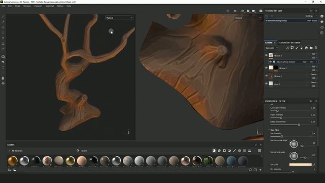 How To Create Stylized Textures in Substance Painter - Beginners tutorial смотреть онлайн