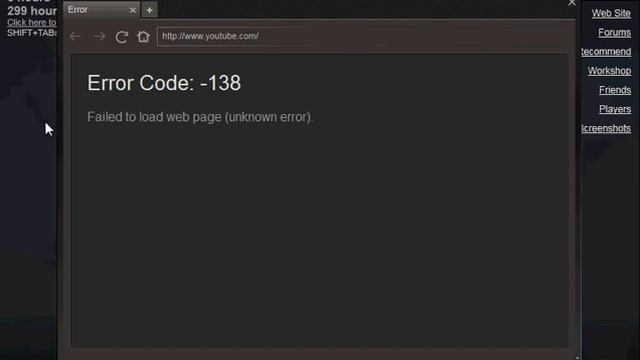 Steam In-game overlay error -138. Does anyone know how to fix this? смотреть онлайн