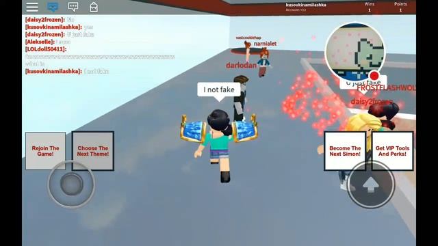 Simon says roblox Саймон сказал-у меня одно невезение! смотреть онлайн