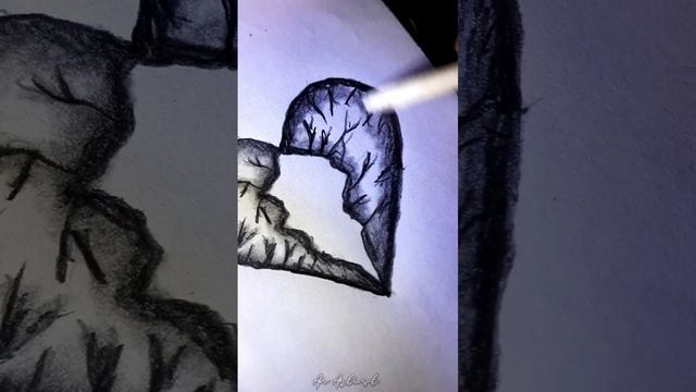 Broken Heart Art ?❤️? #shorts #art #broken смотреть онлайн