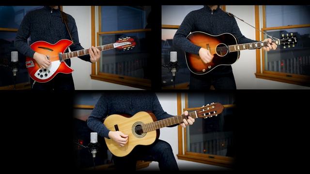 Spotlight - "Any Time At All" Isolated Guitars (Rickenbacker 360-12c63 & Gibson J-160E 1962 Reissue смотреть онлайн