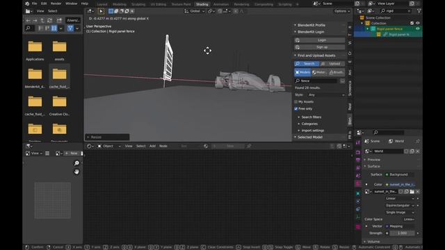 Make this simple render in Blender | Cycles rendering | Blender 3D tutorial | Motion blur смотреть онлайн