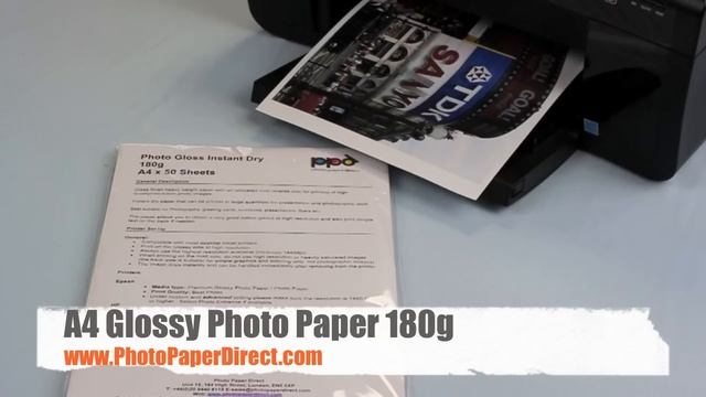 A4 Glossy Photo Paper 180g смотреть онлайн