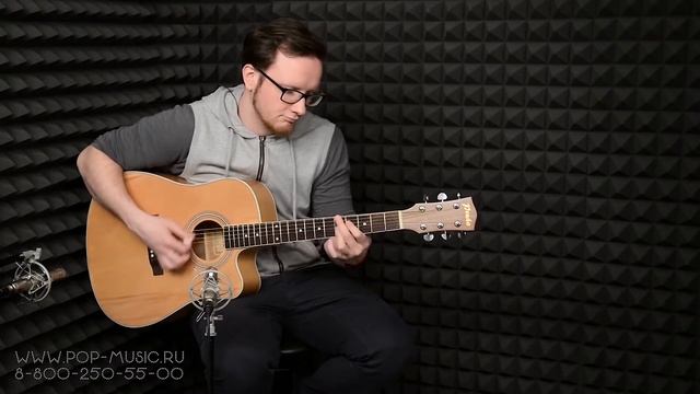 Акустическая гитара PRADO FD 1616C смотреть онлайн