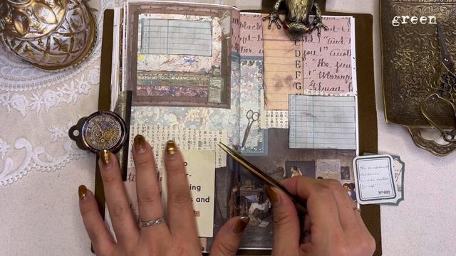 ASMR | コラージュ | vintage journal | travelers note? смотреть онлайн