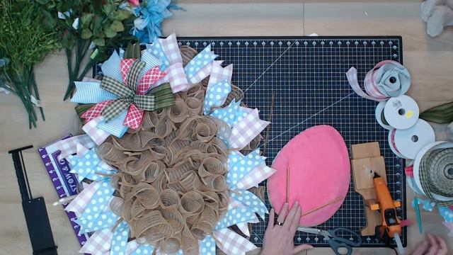 #makeitlikejackie | DIY an Easter Wreath | Oval Wreath Board смотреть онлайн