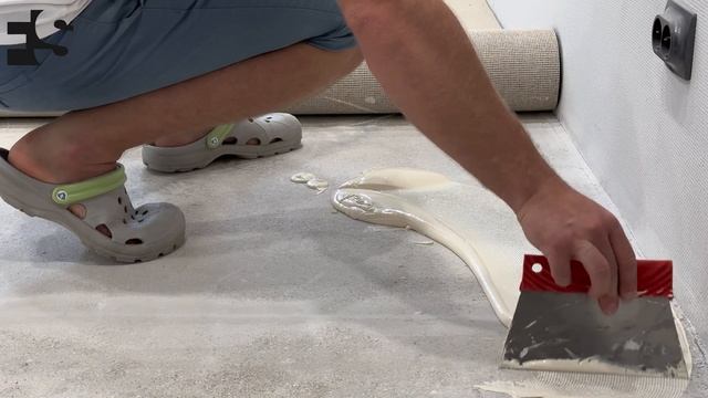 Укладка ковролина на клей без швов смотреть онлайн