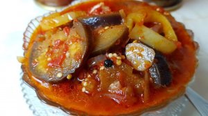 Салат из баклажан. Лечо из баклажан, цыганка готовит.Gipsy cuisine.