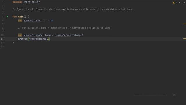 Kotlin Ejercicio: 47 Convertir de Forma Explícita Entre Diferentes Tipos de Datos Primitivos смотреть онлайн