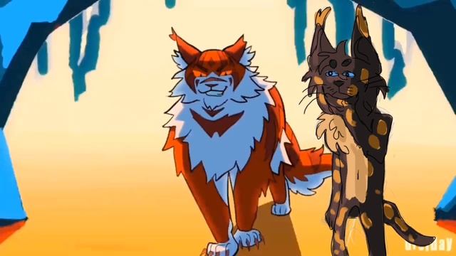 Коты воители теория/Что было бы если Огник был за Когтя /Спрайты!! смотреть онлайн