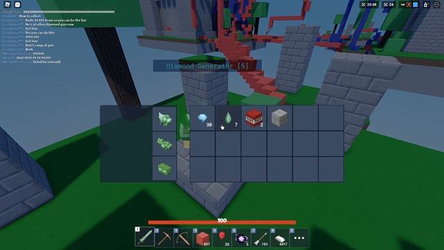 I Did a 1 VS 30 CLUTCH in Roblox Bedwars... смотреть онлайн