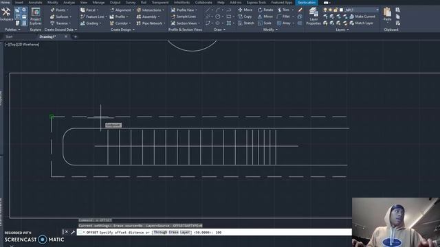 How To Use The Offset Command In AutoCad Civil 3d смотреть онлайн