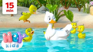 Cinco Patitos | Animales para Niños | HeyKids - Canciones infantiles
