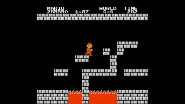 Super Mario Bros (Nes) - World 4-4 смотреть онлайн