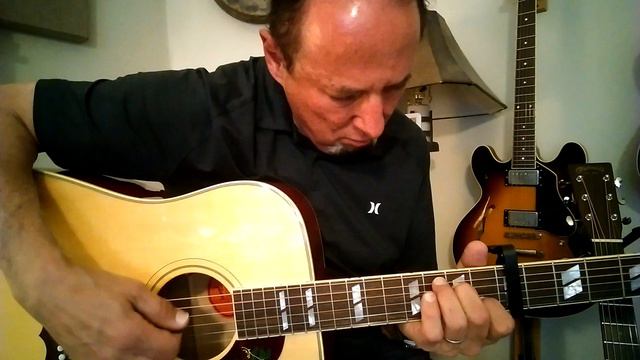 Gibson Dove Original Capo and Fingerstyle Demo смотреть онлайн