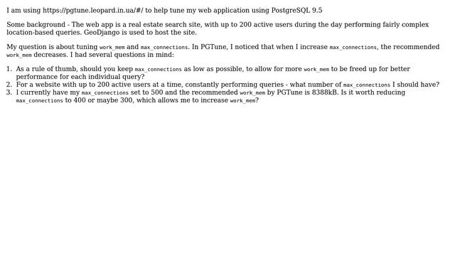 DevOps & SysAdmins: PostgreSQL - Tuning work_mem and max_connections смотреть онлайн