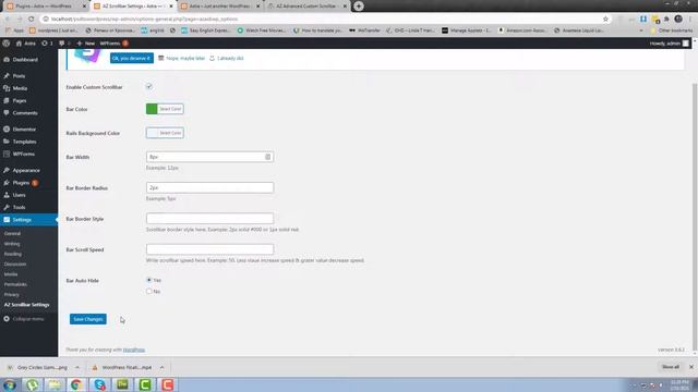 How to enable Advanced custom scrollbar in your wordpress site | AZ Advanced Custom Scrollbar смотреть онлайн