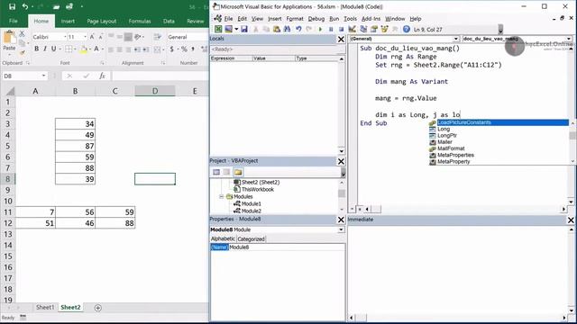 VBA Excel | Bài 4.7 смотреть онлайн