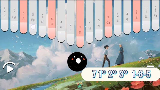 MERRY GO ROUND OF LIFE || HOWL'S MOVING CASTLE || KEYLIMBA COVER WITH TABS