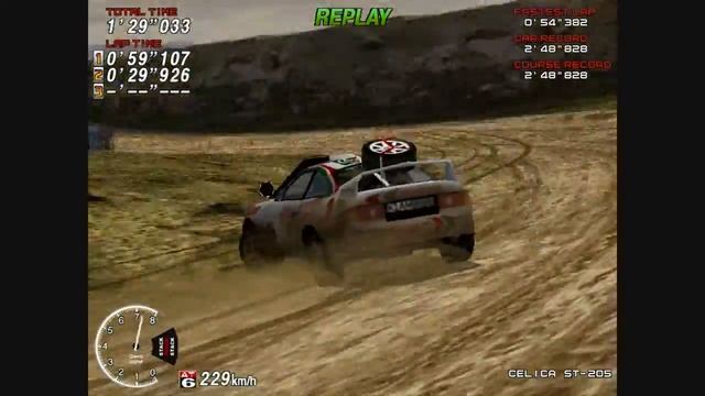SEGA Rally 2 champoinship Toyota Celica GT-four смотреть онлайн