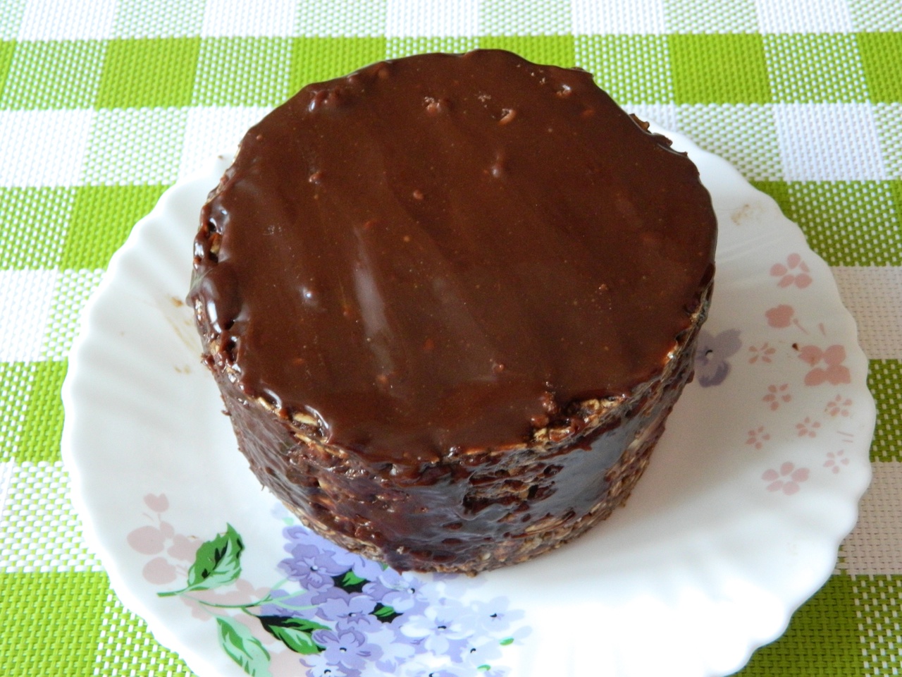 ТОРТИК ИЗ ОВСЯНЫХ ХЛОПЬЕВ БЕЗ ВЫПЕЧКИ смотреть онлайн