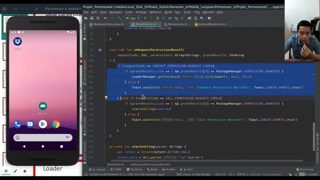 #MobileAndroid2019 Elravi Hardi - Toxic - Latihan 2 Cursor Loader смотреть онлайн