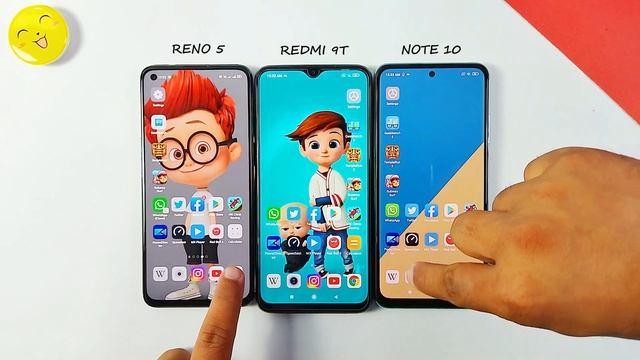 Redmi Note 10 Vs Redmi 9T Vs Reno 5 Speed Test?? смотреть онлайн