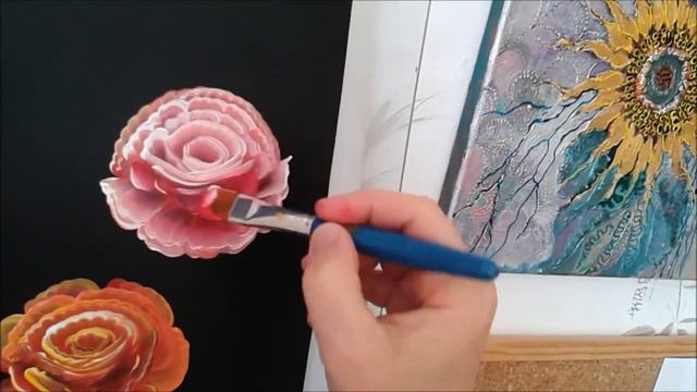 One stroke Methode. Акрил. смотреть онлайн