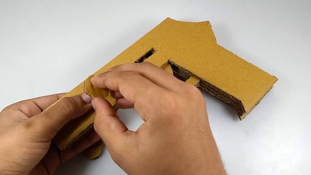 How to make toy gun pistol from cardboard ? смотреть онлайн
