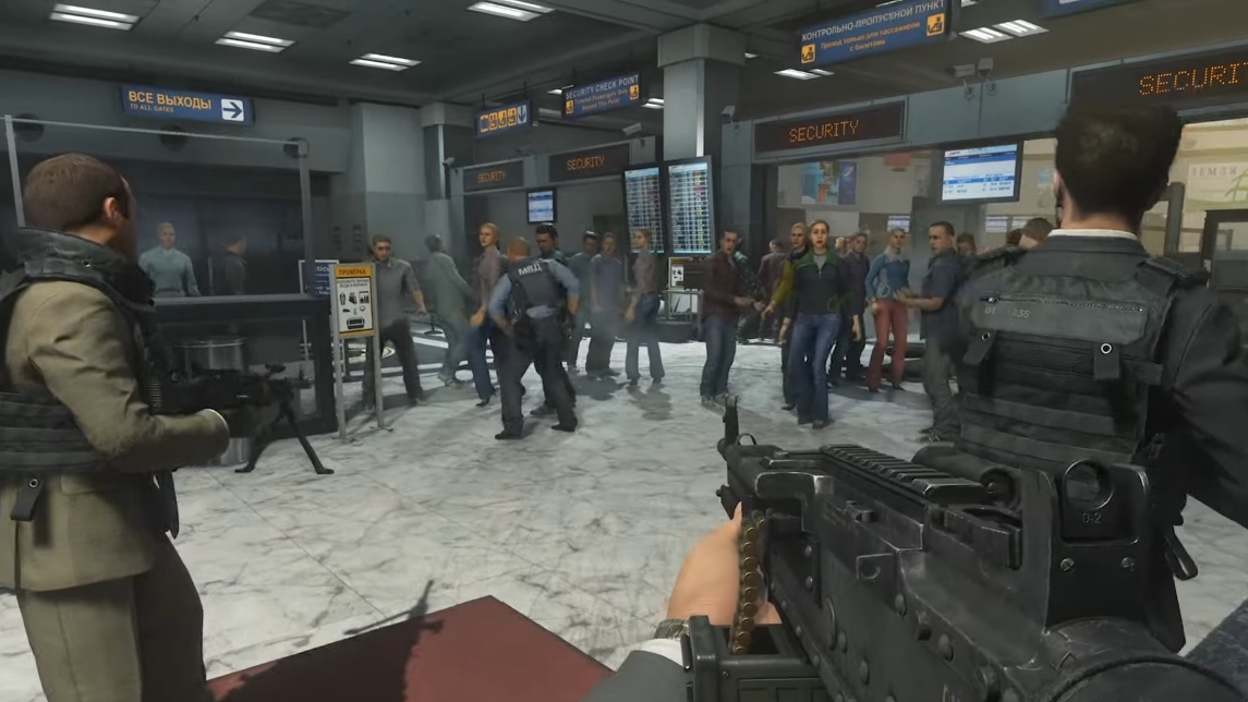 CALL OF DUTY MW2 REMASTERED.ТЕРАКТ В АЭРОПОРТУ.