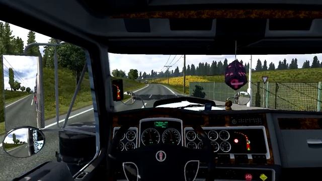(ETS 2 1.46) Kenworth W900 AeroCab Sleeper - Euro Truck Simulator 2 GeForce GT 730 (4GB) Gameplay смотреть онлайн